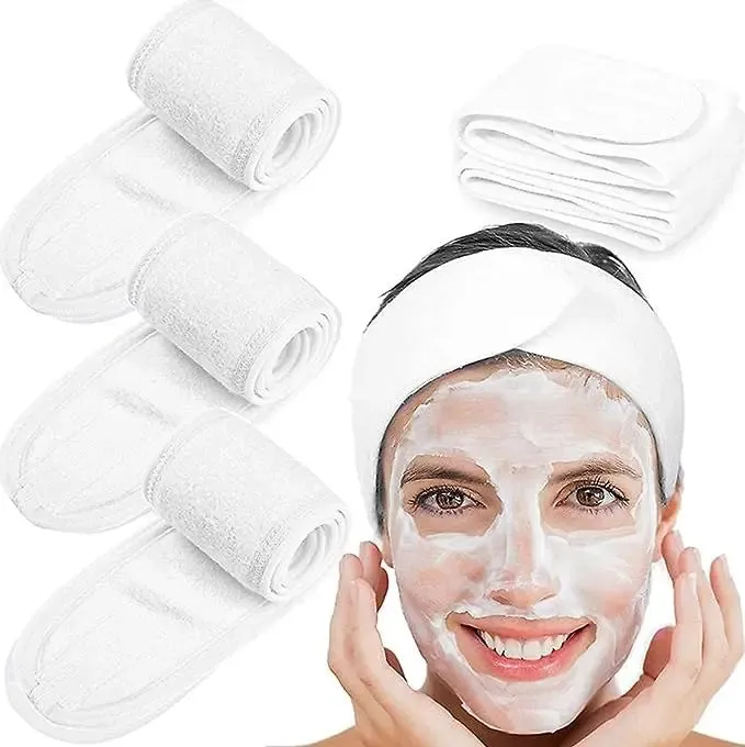 100% Biodegradable Bamboo and Cotton Reusable Makeup Headband