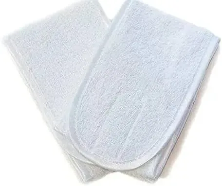 100% Biodegradable Bamboo and Cotton Reusable Makeup Headband