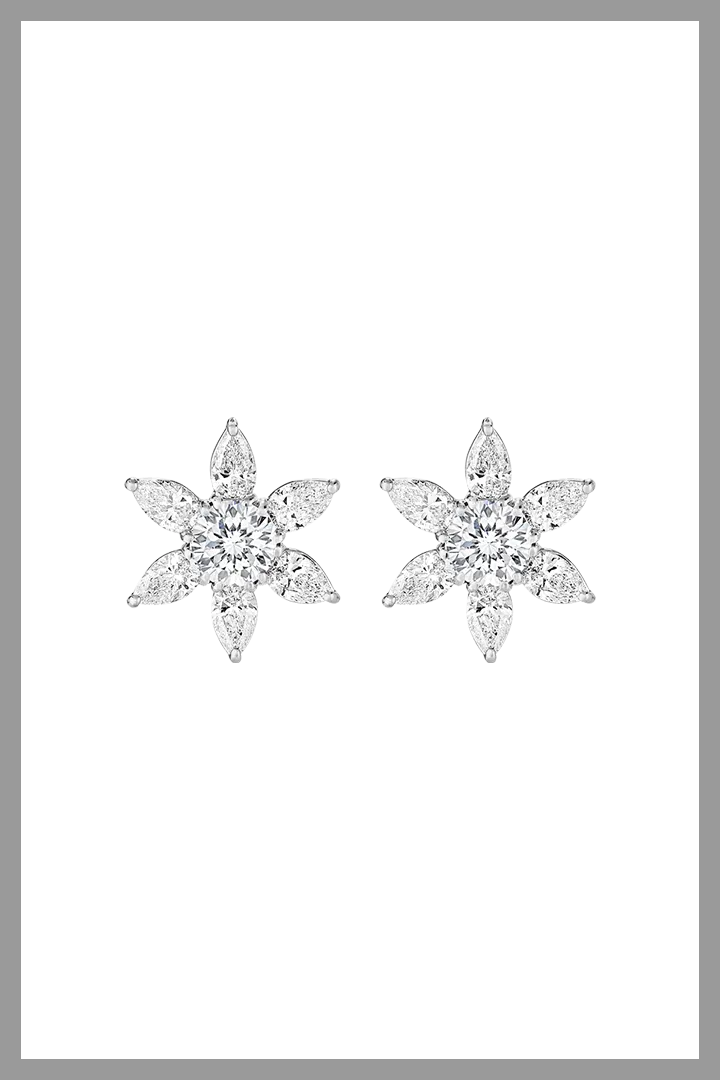 18K WG STELLE STUD 2X.25 CENTO