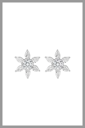 18K WG STELLE STUD 2X.25 CENTO
