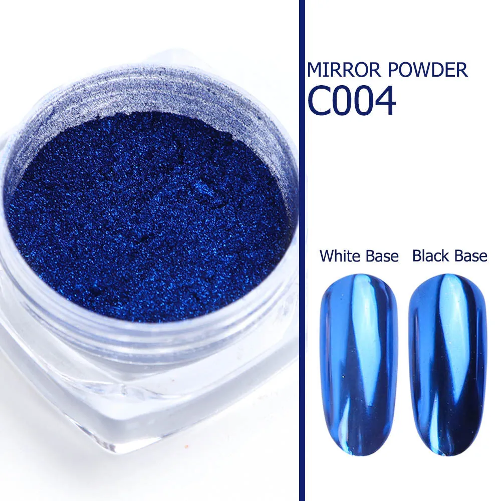 1pcs Nail Art Mirror Pigment Powder Nail Glitter Dip Powder Rose Gold Shining Chrome Powder Decoration UV Gel Polish JIC/ASX