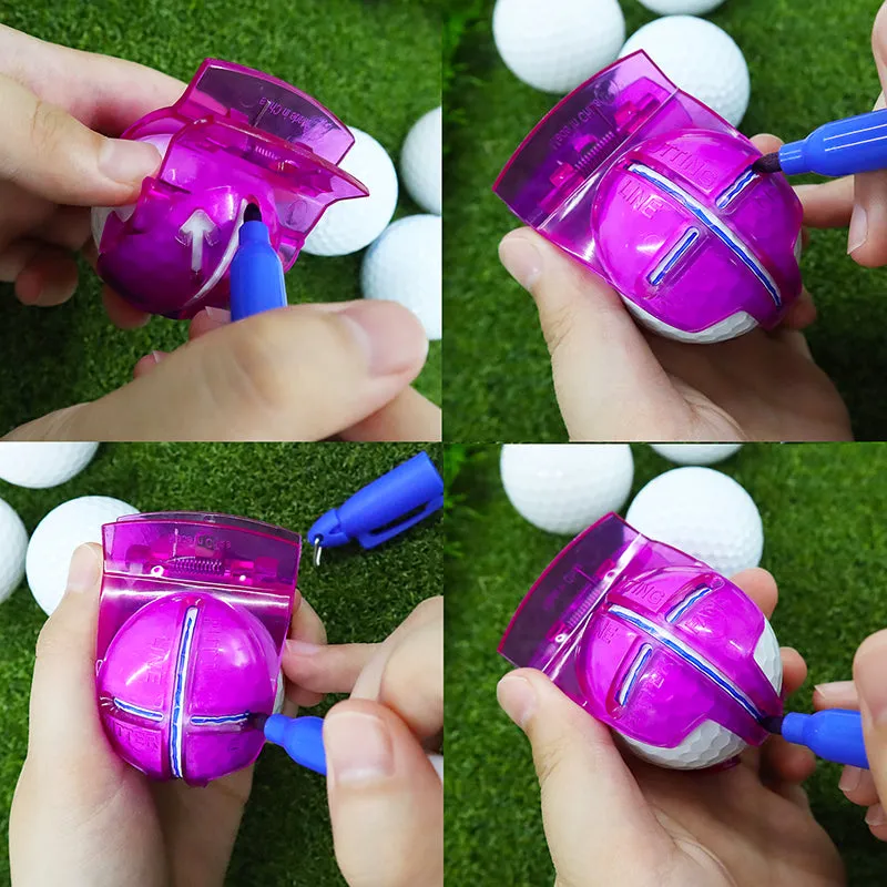 4 Pack Golf Ball Line Marker Tool Liner