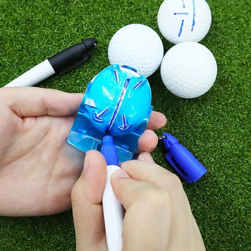 4 Pack Golf Ball Line Marker Tool Liner