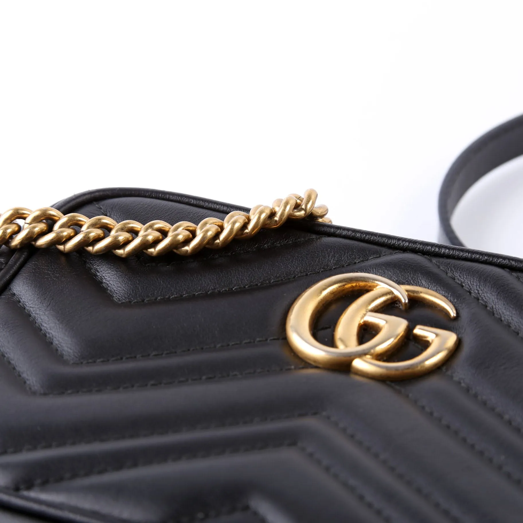 448085 Marmont Mini Camera Bag Black