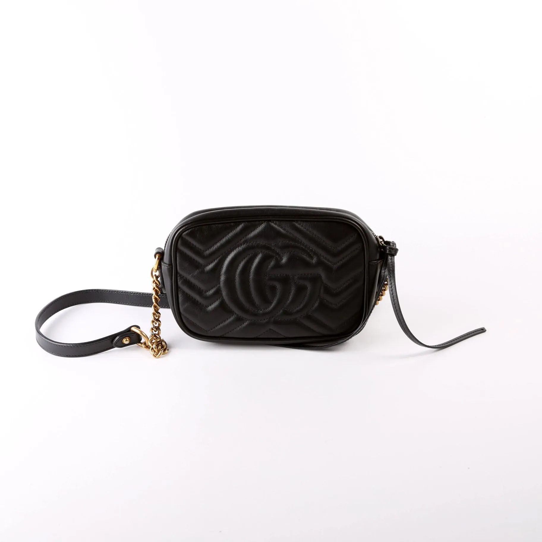 448085 Marmont Mini Camera Bag Black