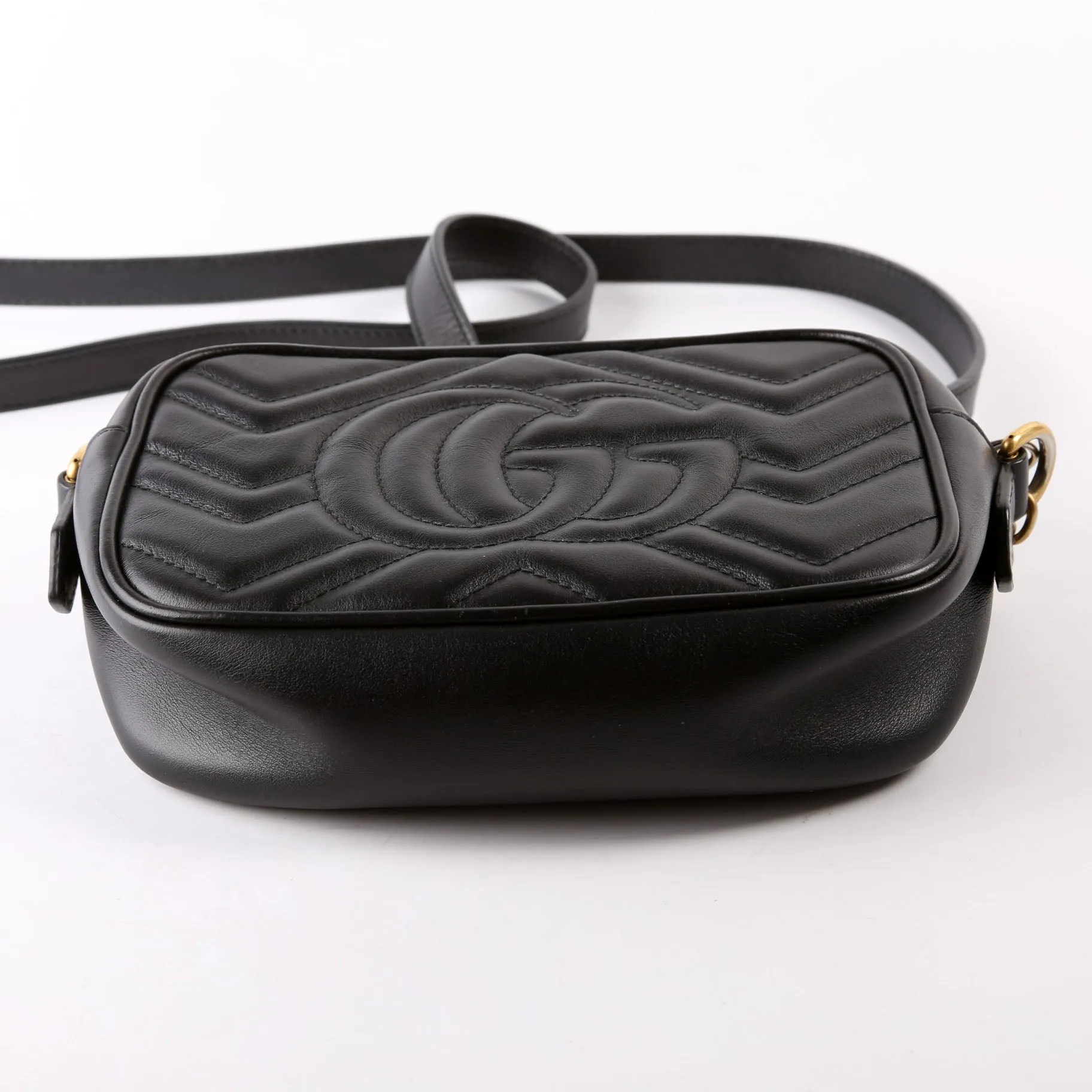 448085 Marmont Mini Camera Bag Black
