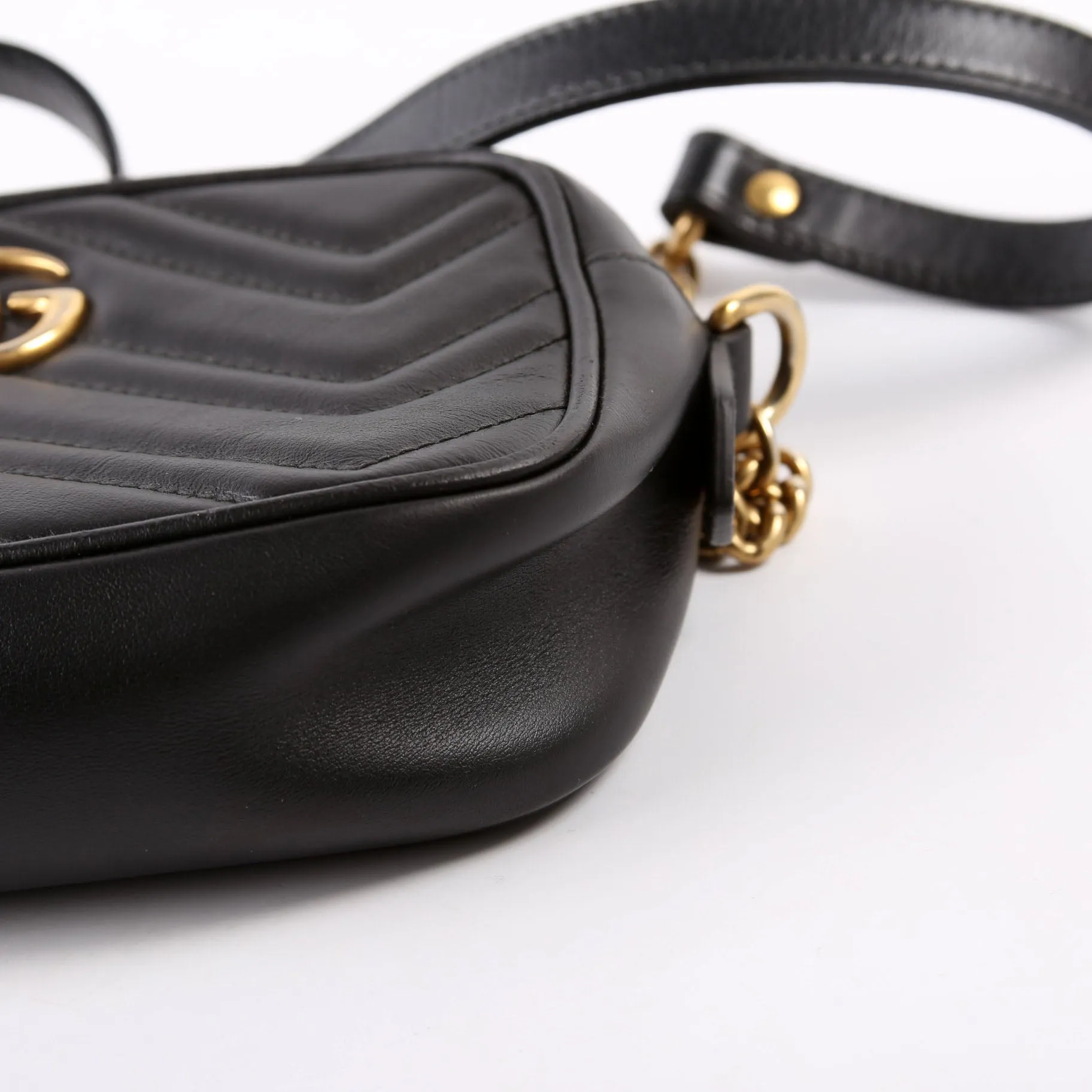448085 Marmont Mini Camera Bag Black