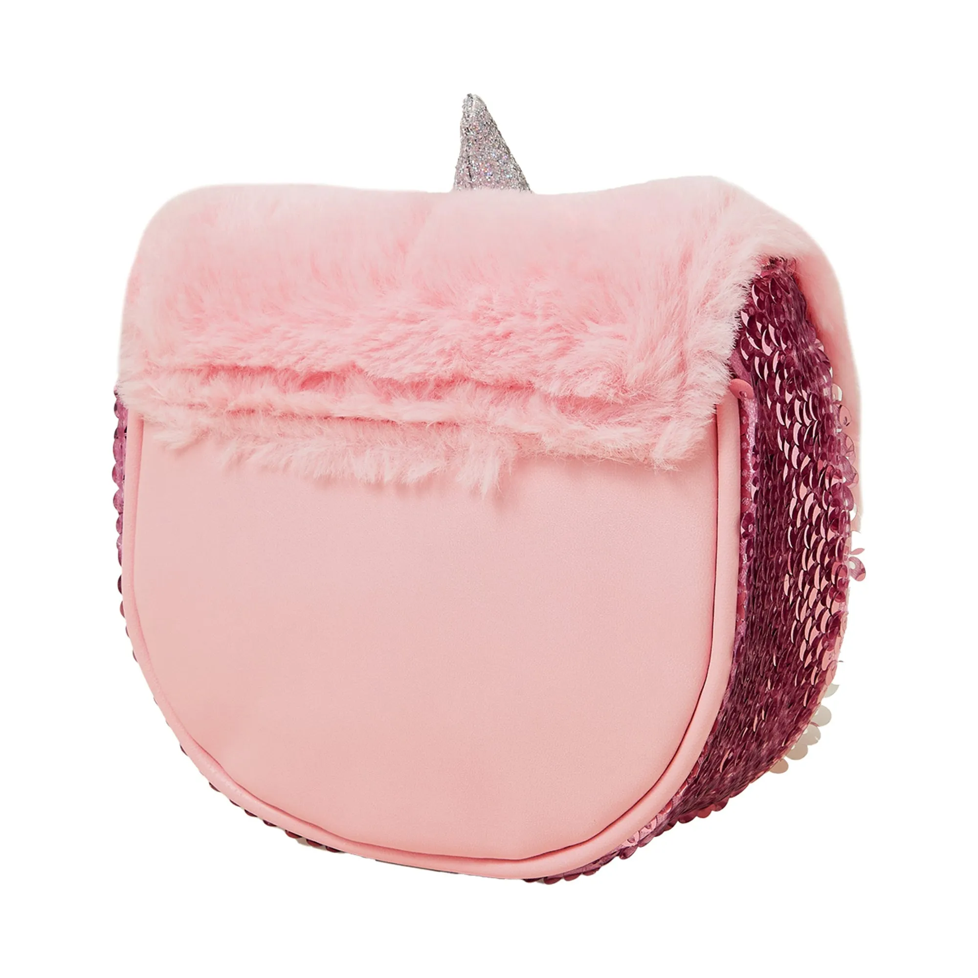 Accessorize London Girls Faux Fur Unicorn Cross-Body Bag