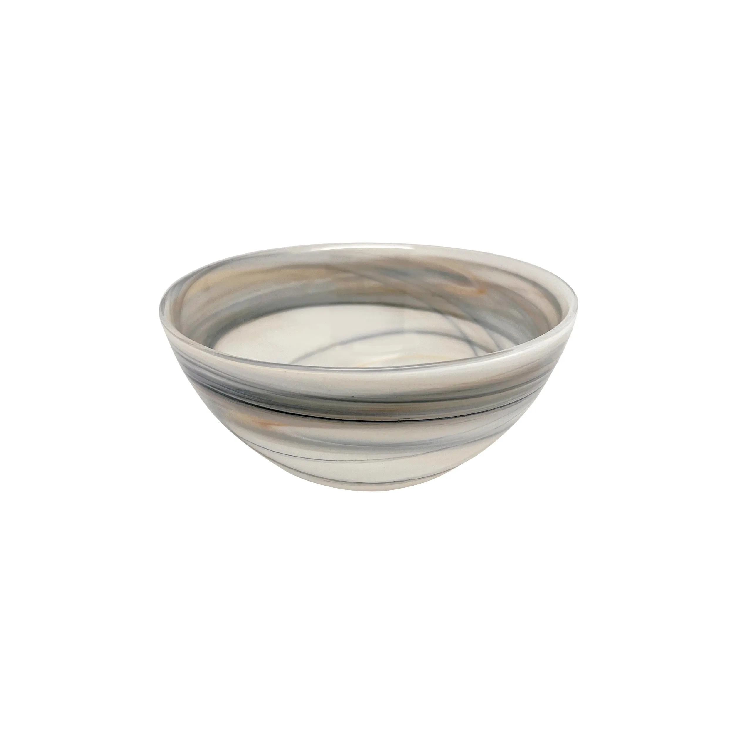 Alabaster Marbled Individual Salad Bowl Set of 4
