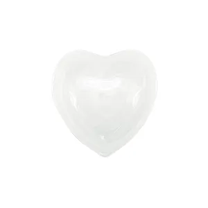 Alabaster White Heart Plate