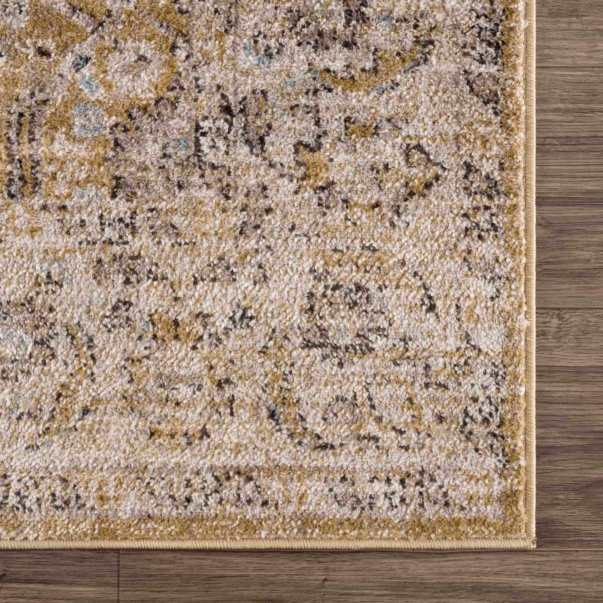 Anana Gold & Beige Area Rug