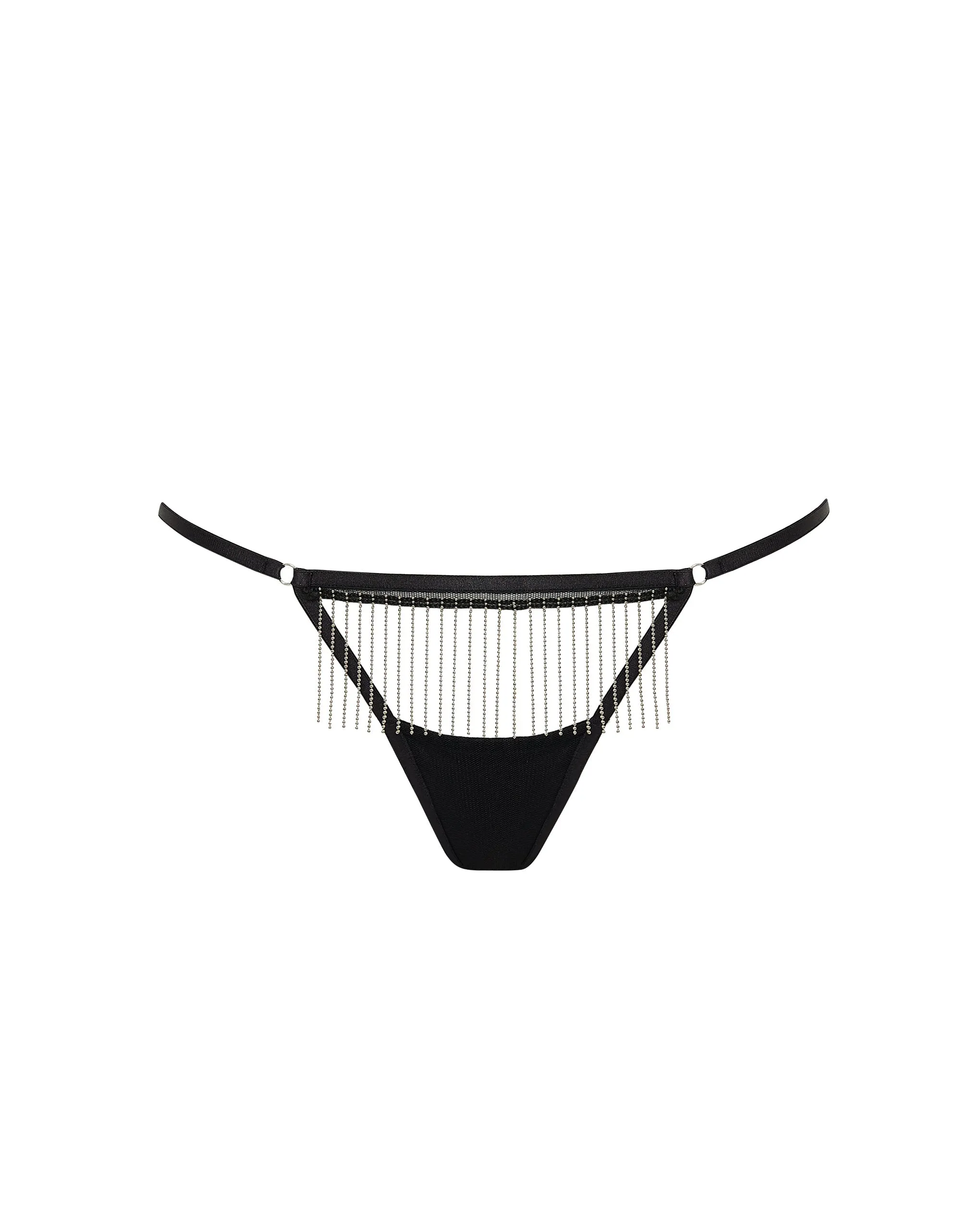 Antoinette Thong Black/Silver