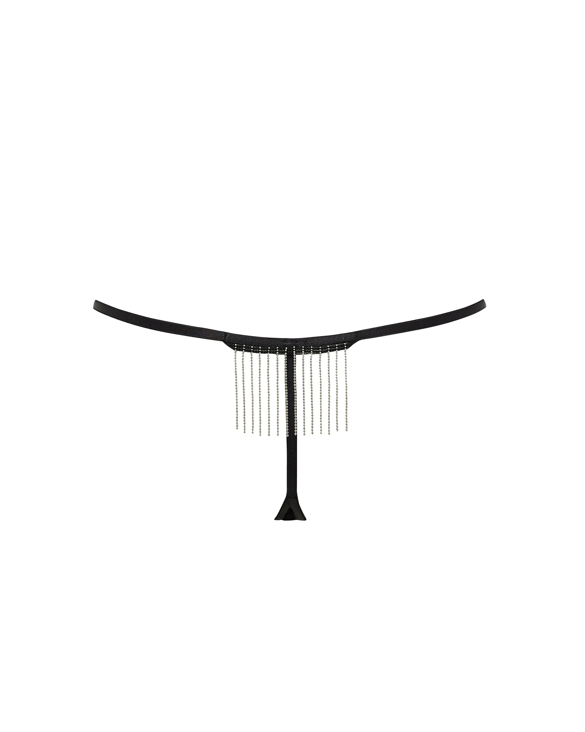 Antoinette Thong Black/Silver