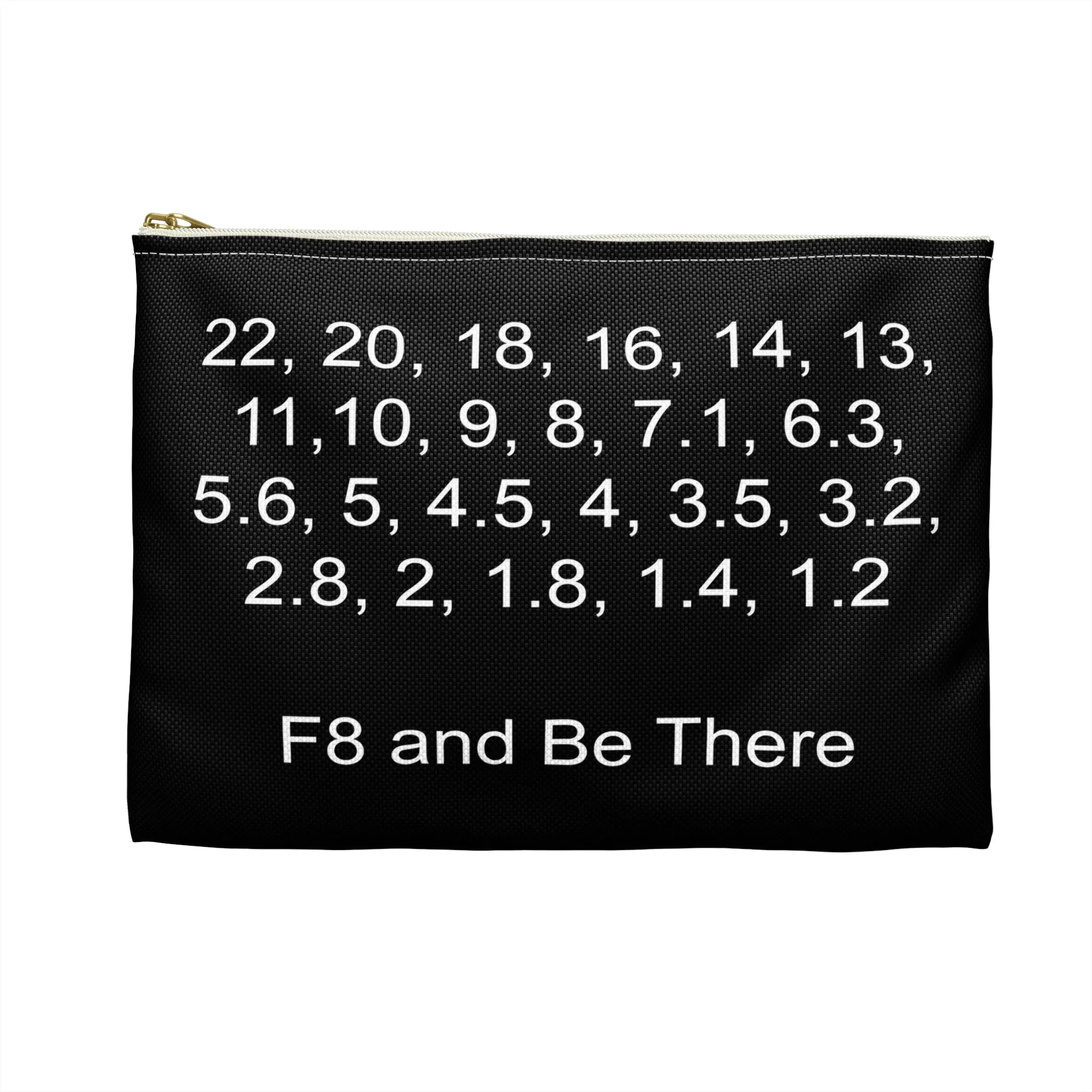 Aperture Values Zippered Accessory Pouch (FWS)