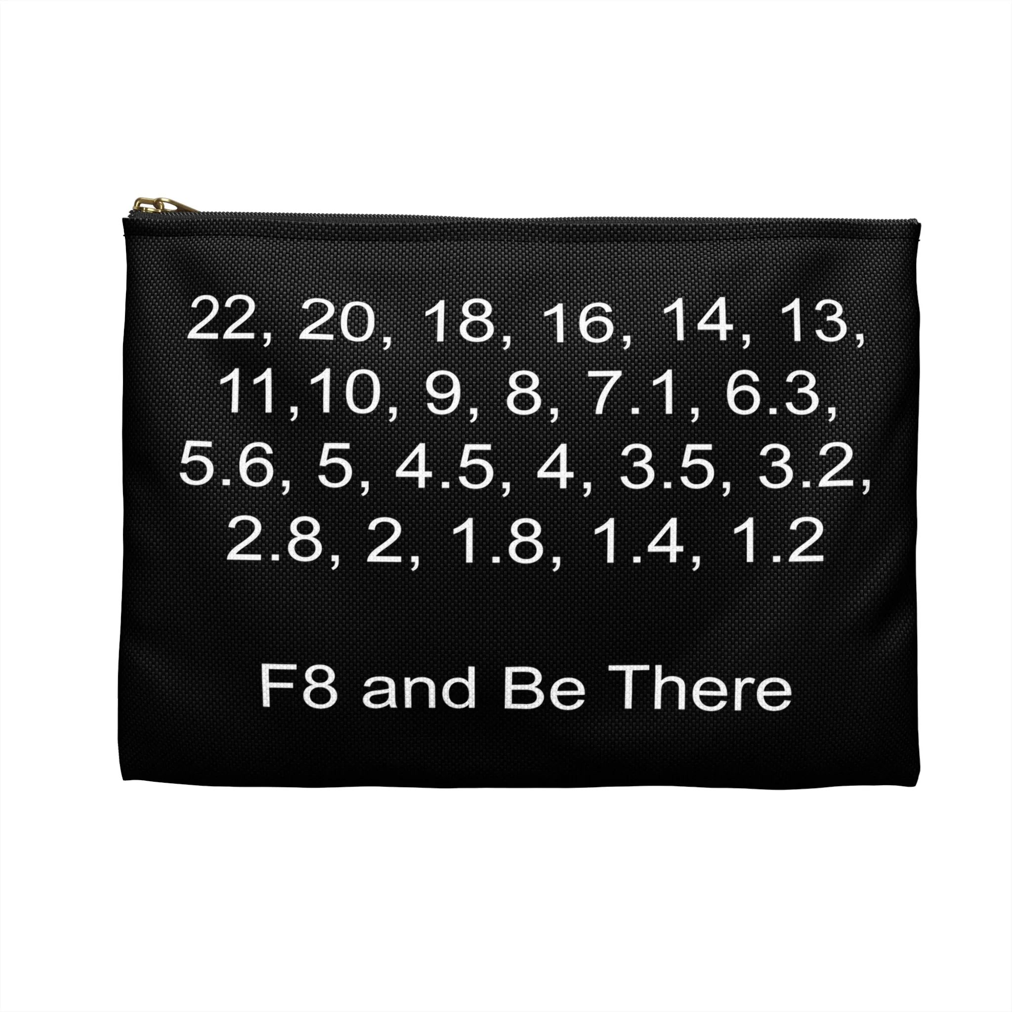 Aperture Values Zippered Accessory Pouch (FWS)