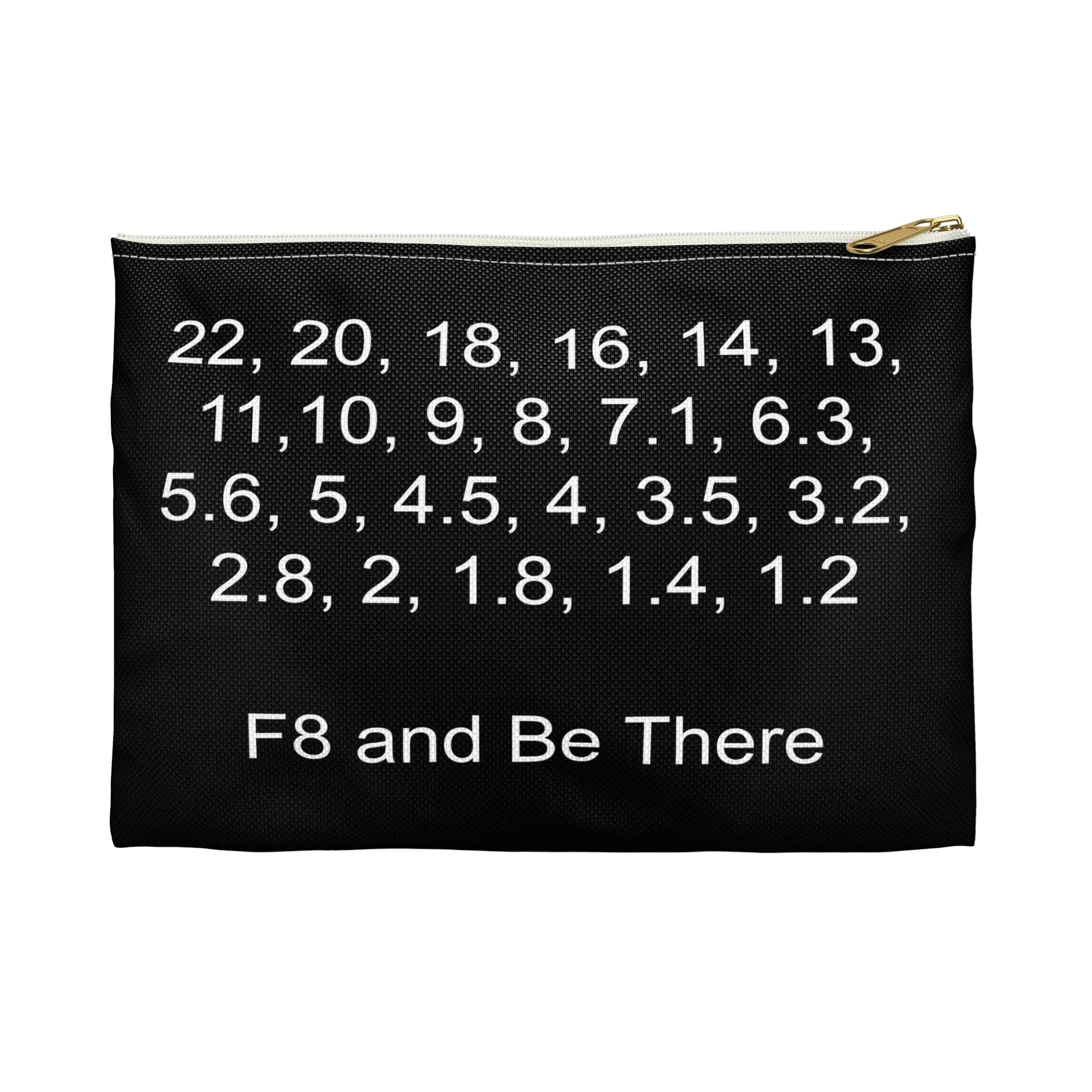 Aperture Values Zippered Accessory Pouch (FWS)