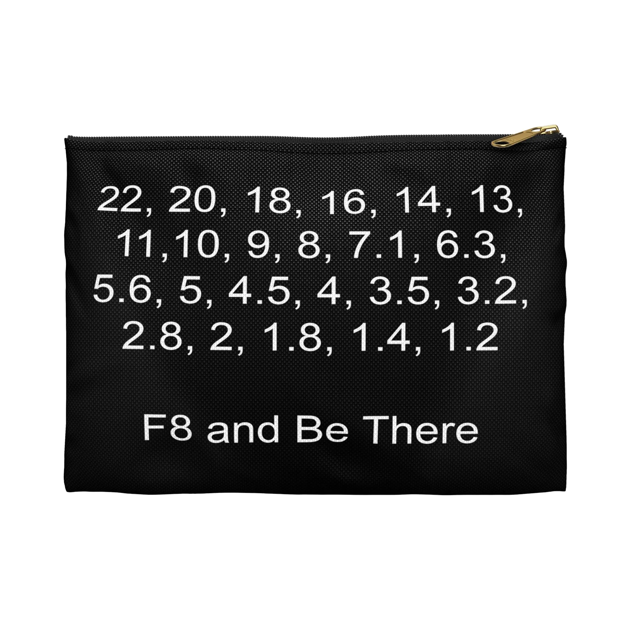 Aperture Values Zippered Accessory Pouch (FWS)