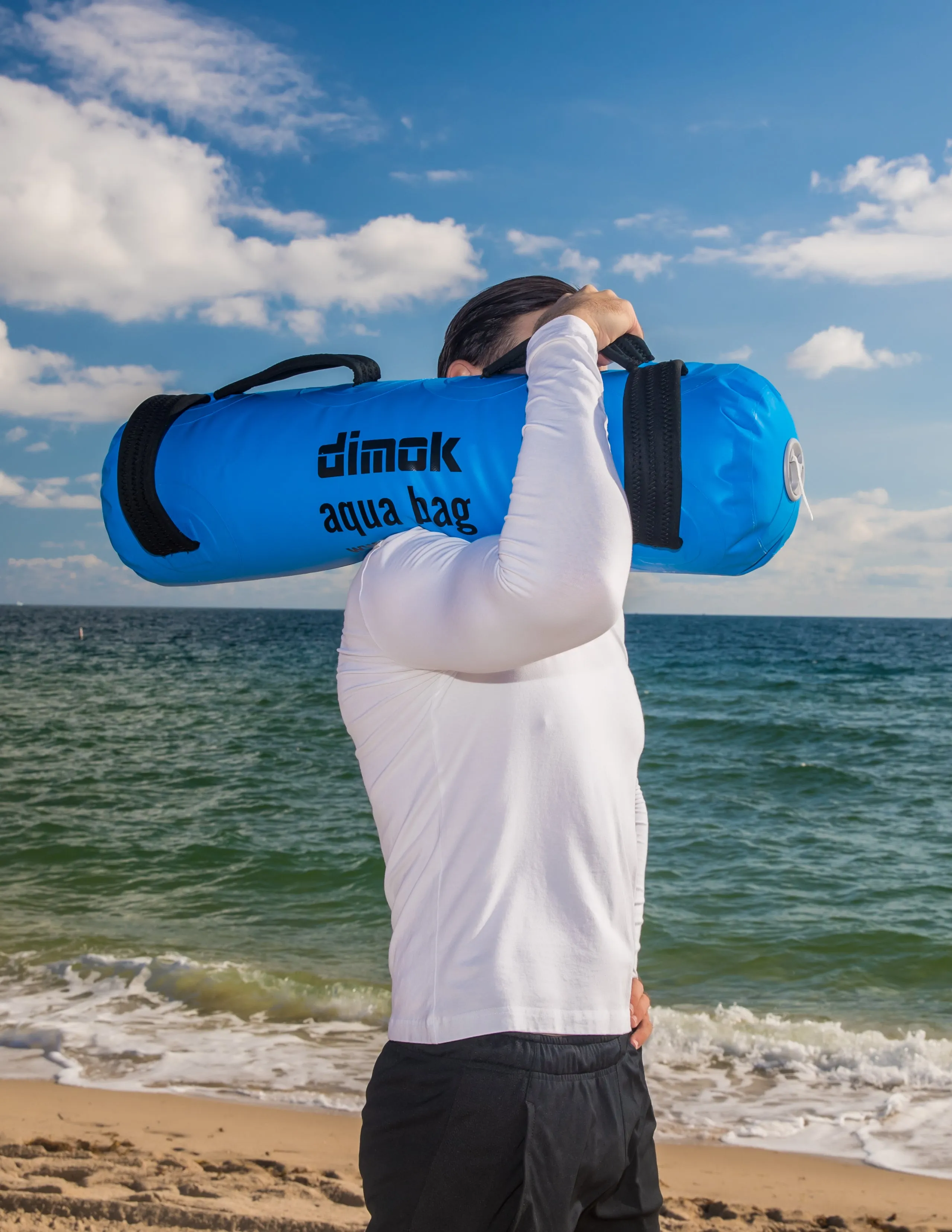 Aqua Bag SandBag For Fitness Equipment w Water - Home Gym Workout Sand Bag Training