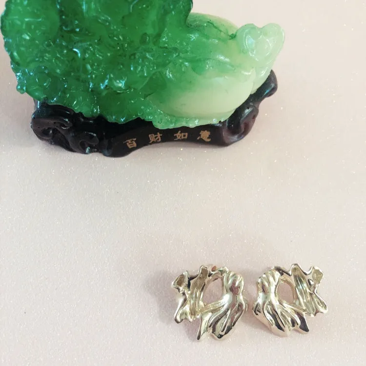 Auspicious Bok Choy Earrings