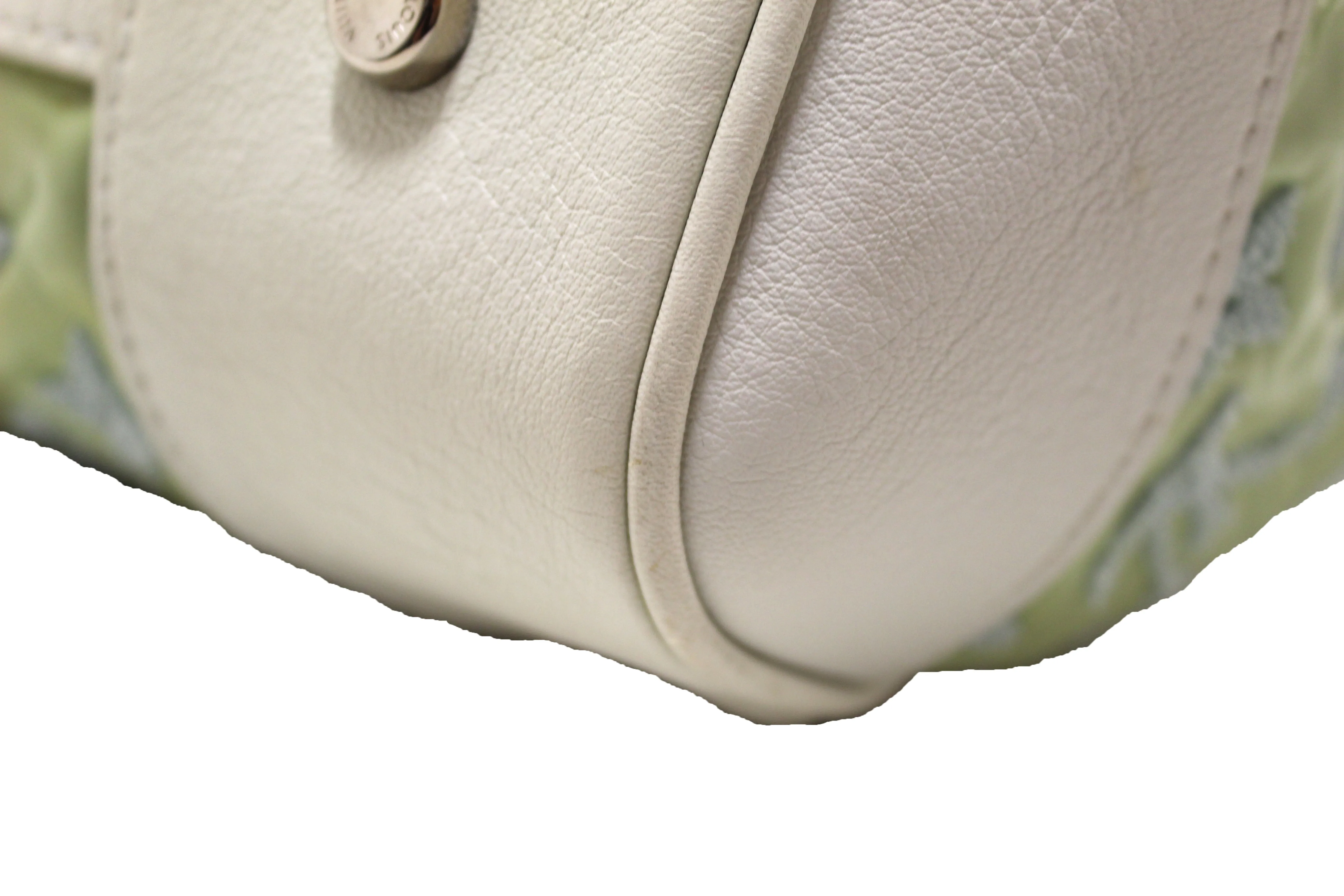 Authentic 2012 Limited Edition Louis Vuitton Green Monogram Sorbet Speedy Handbag