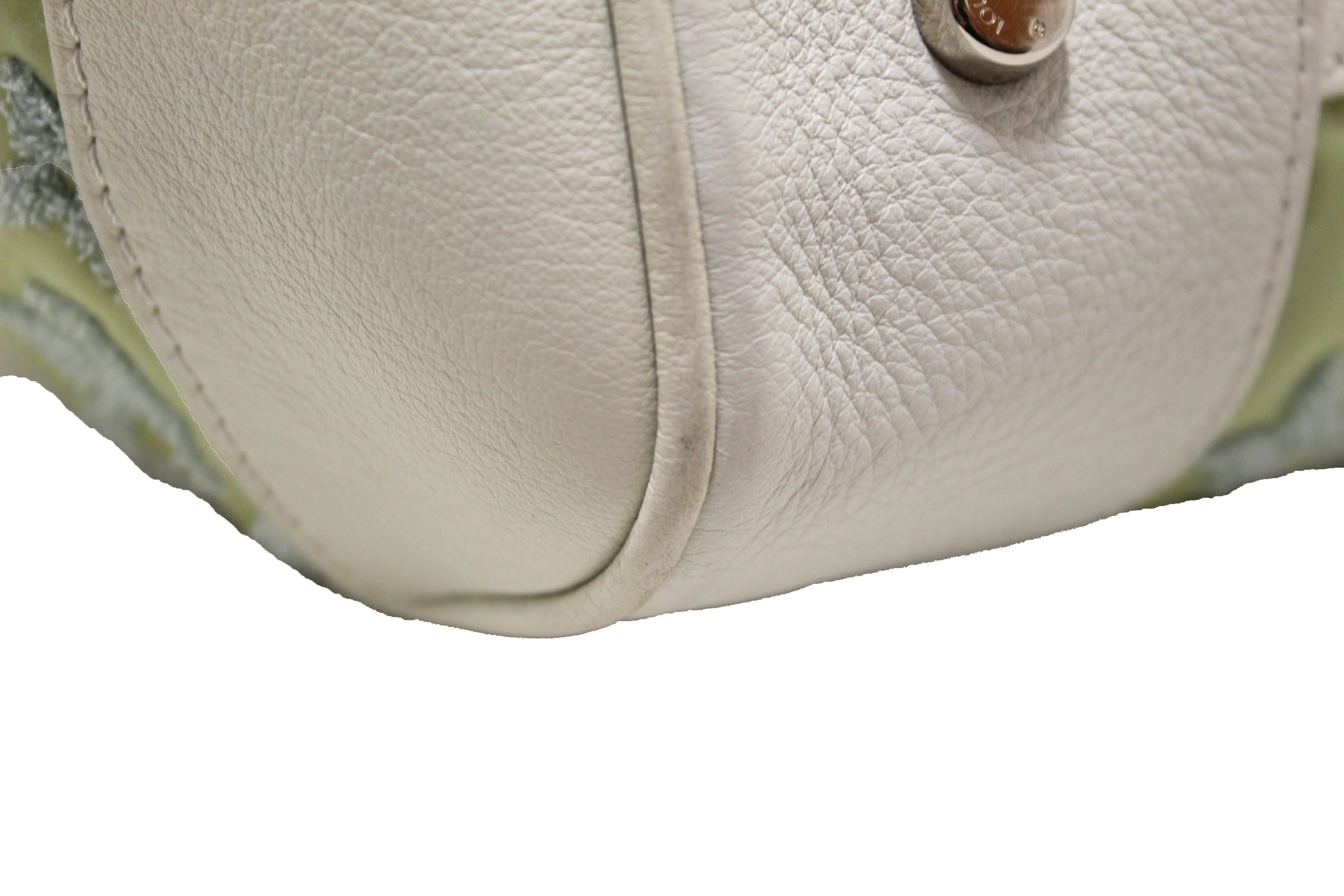 Authentic 2012 Limited Edition Louis Vuitton Green Monogram Sorbet Speedy Handbag