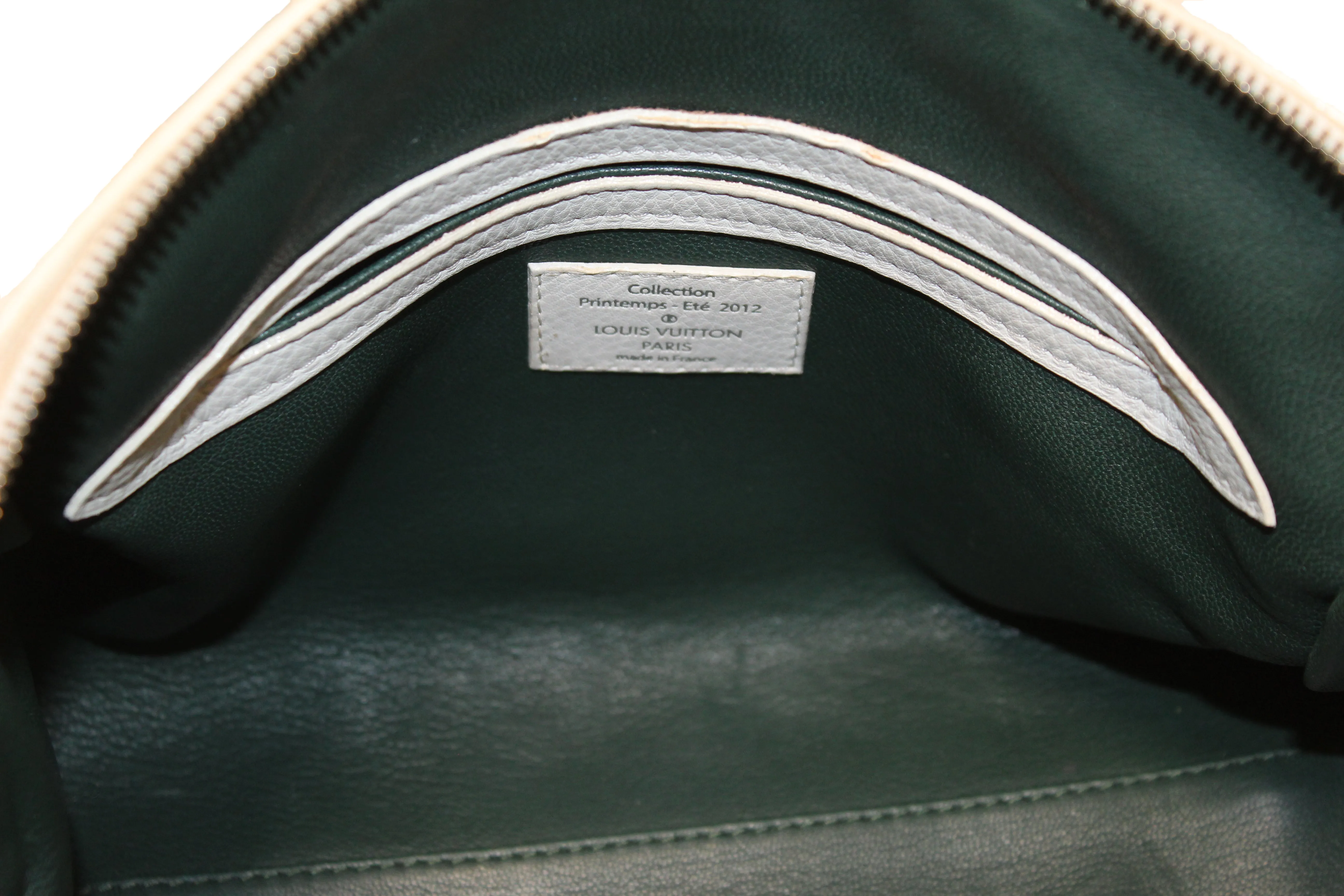 Authentic 2012 Limited Edition Louis Vuitton Green Monogram Sorbet Speedy Handbag