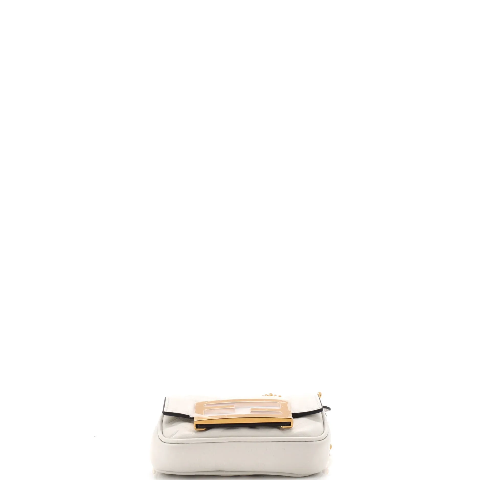 Baguette NM Bag Zucca Embossed Leather Nano