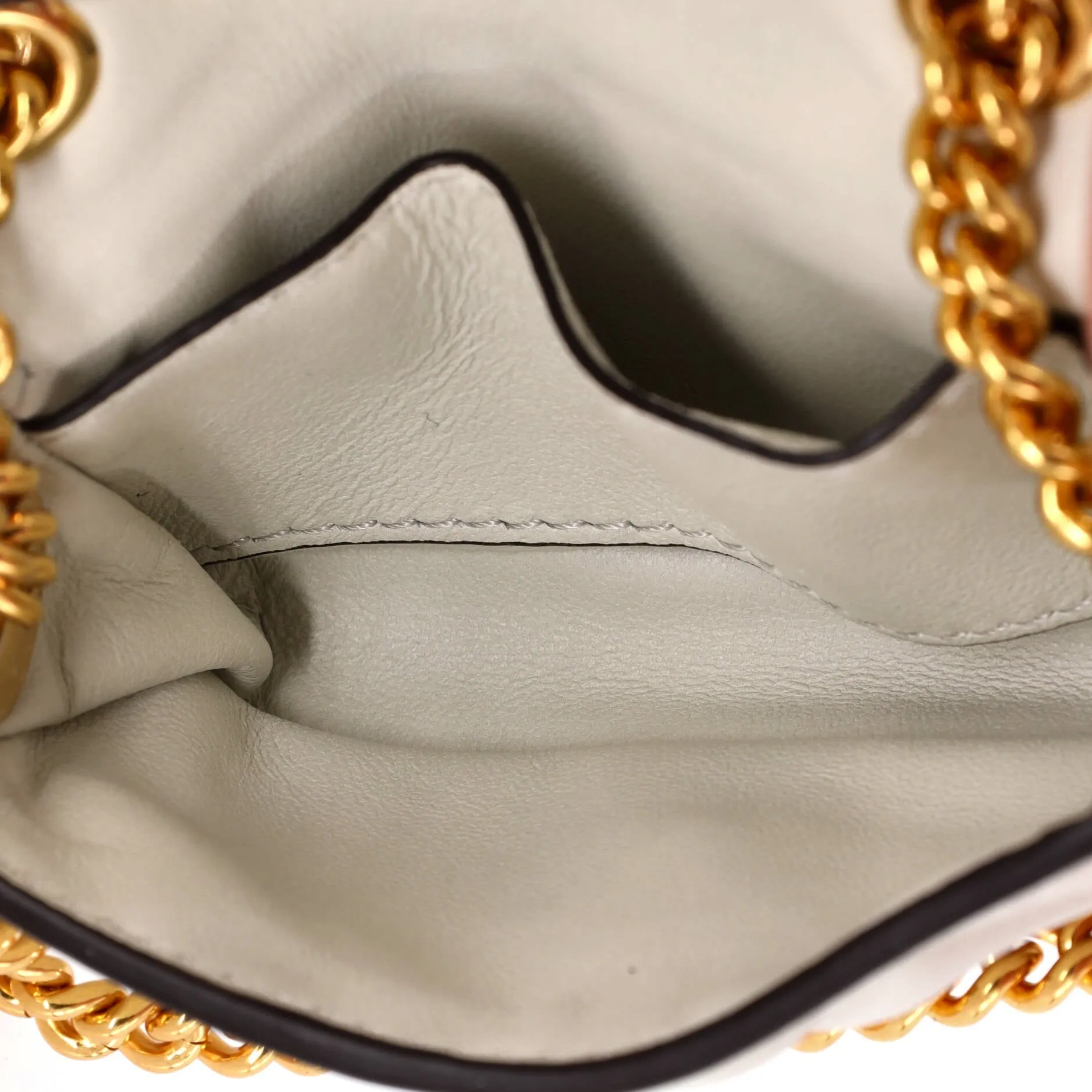 Baguette NM Bag Zucca Embossed Leather Nano