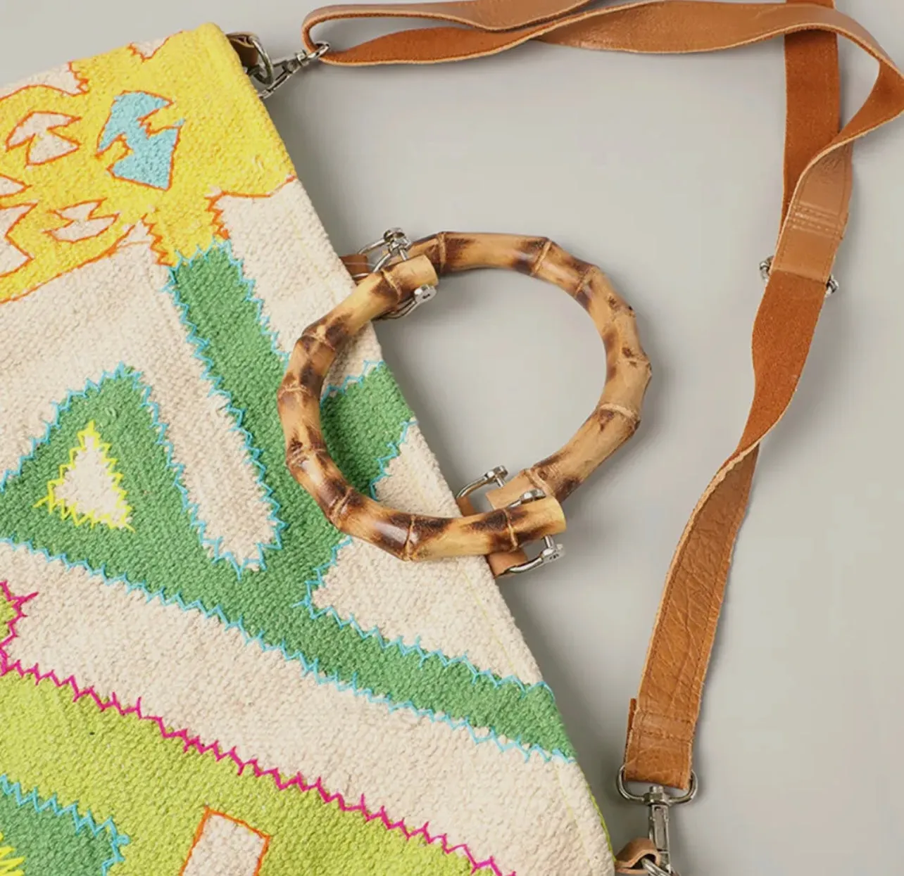 Bamboo Handle Bag