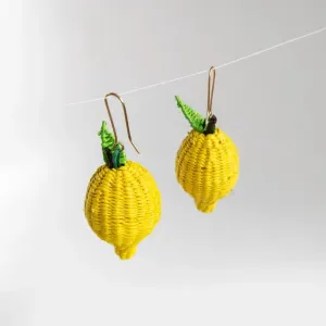 Belart Earrings: Medium Lemon