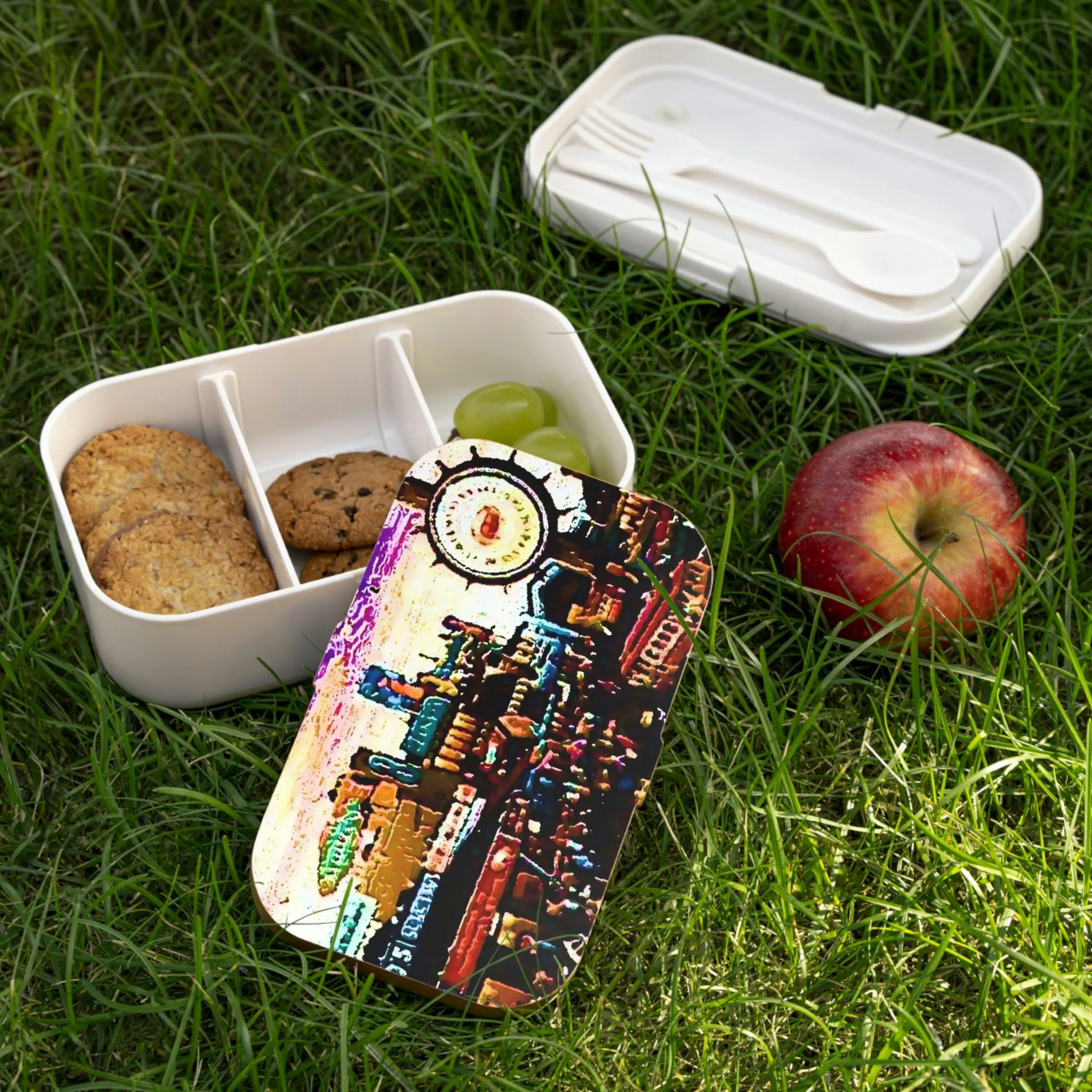 Bento Lunch Box ...  "No.9 Fishermen's Grotto - Fishermen's Wharf, SF, California" ... Family Archives: 1970's ... Original Works ...