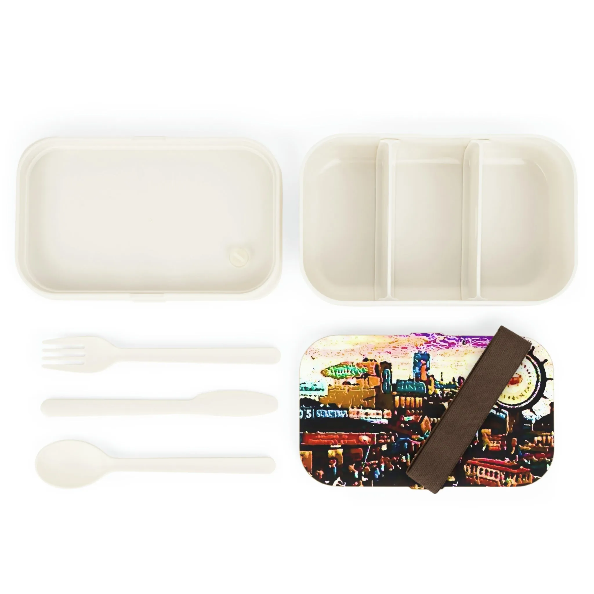 Bento Lunch Box ...  "No.9 Fishermen's Grotto - Fishermen's Wharf, SF, California" ... Family Archives: 1970's ... Original Works ...