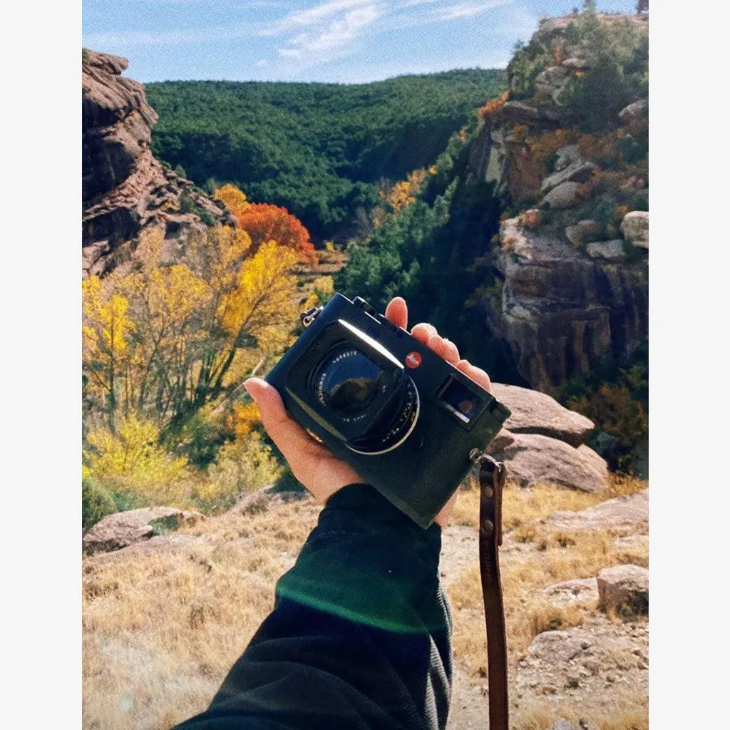 Berlin #102 - Brown Leather camera strap