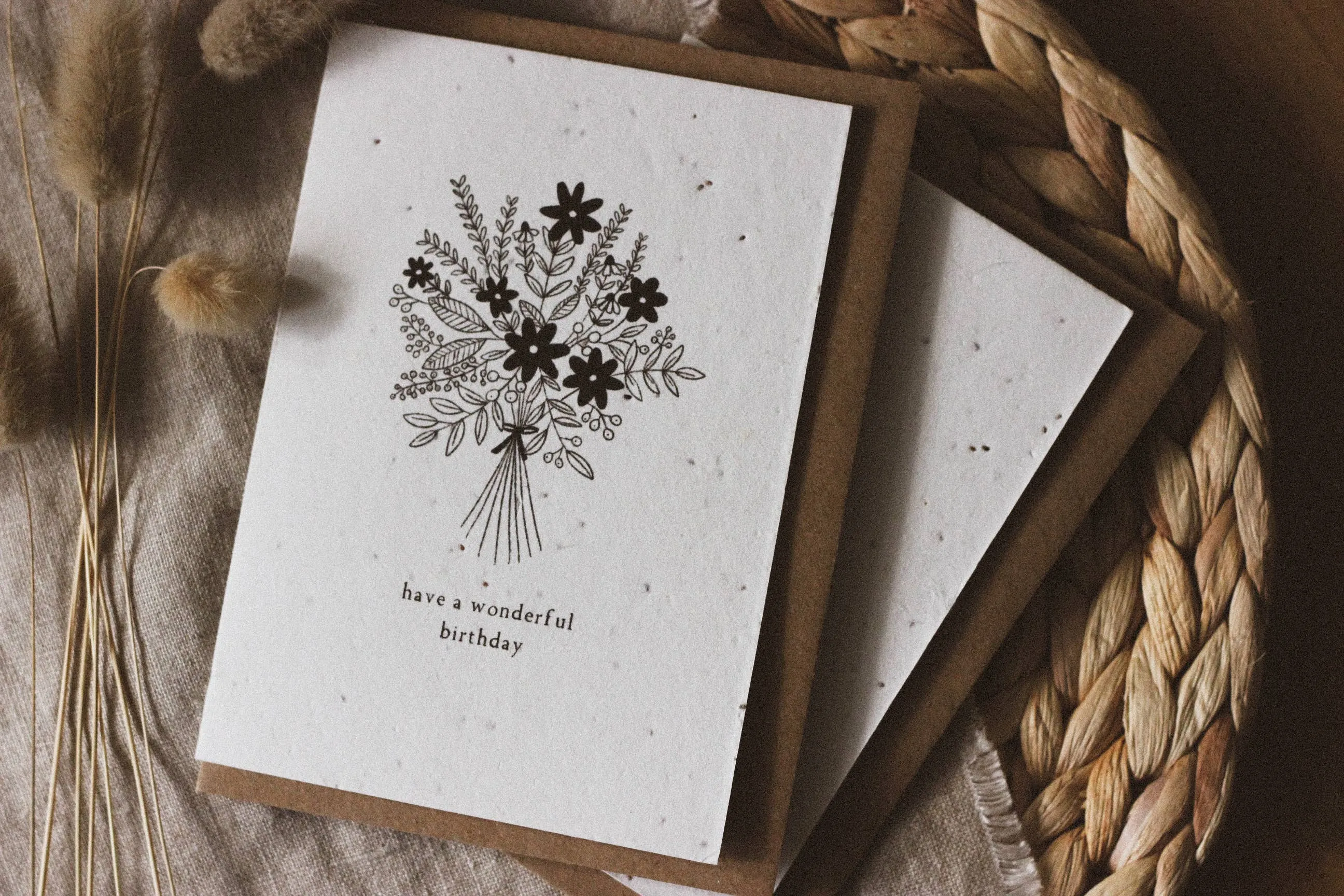 Bobella- Happy Birthday Plantable Seed Card