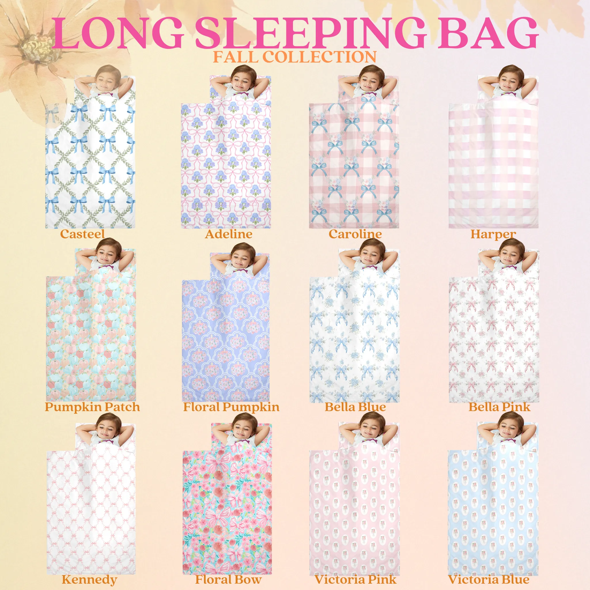 Casteel Kids' Long Sleeping Bag | A Catchy Blend of Comfort & Style | Lightweight and Durable Sleeping Bag for Kids