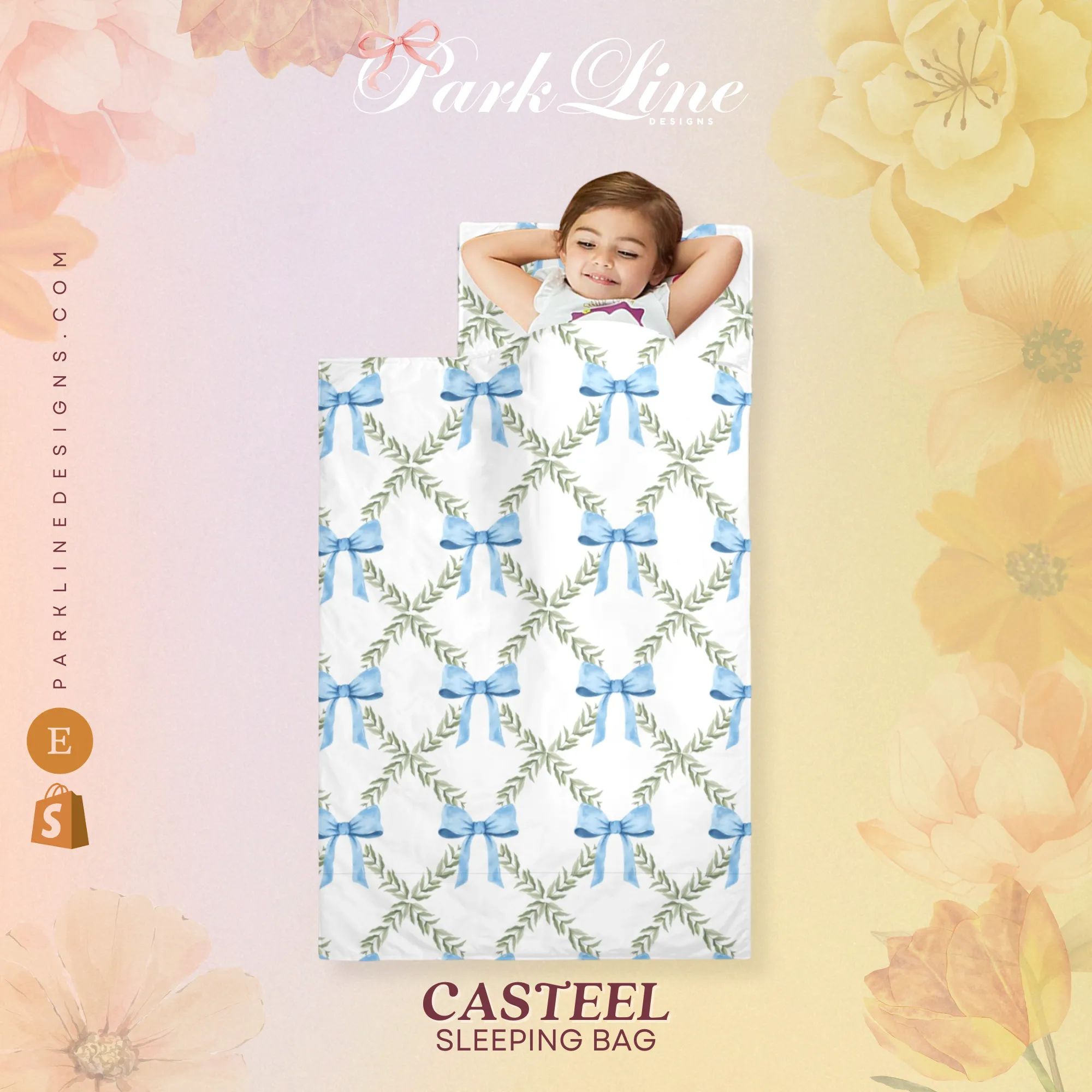 Casteel Kids' Long Sleeping Bag | A Catchy Blend of Comfort & Style | Lightweight and Durable Sleeping Bag for Kids