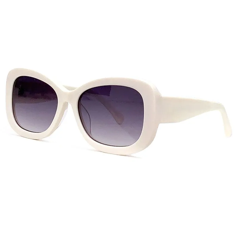 Cat's Eye Sunglasses Female Designer Retro Shining Stars Frame Glasses Female 2023 Fashion Eyeglasses Ladies High-End Sunglasses
