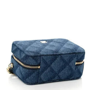 CHANEL DENIM CAMERA CASE IN BLUE