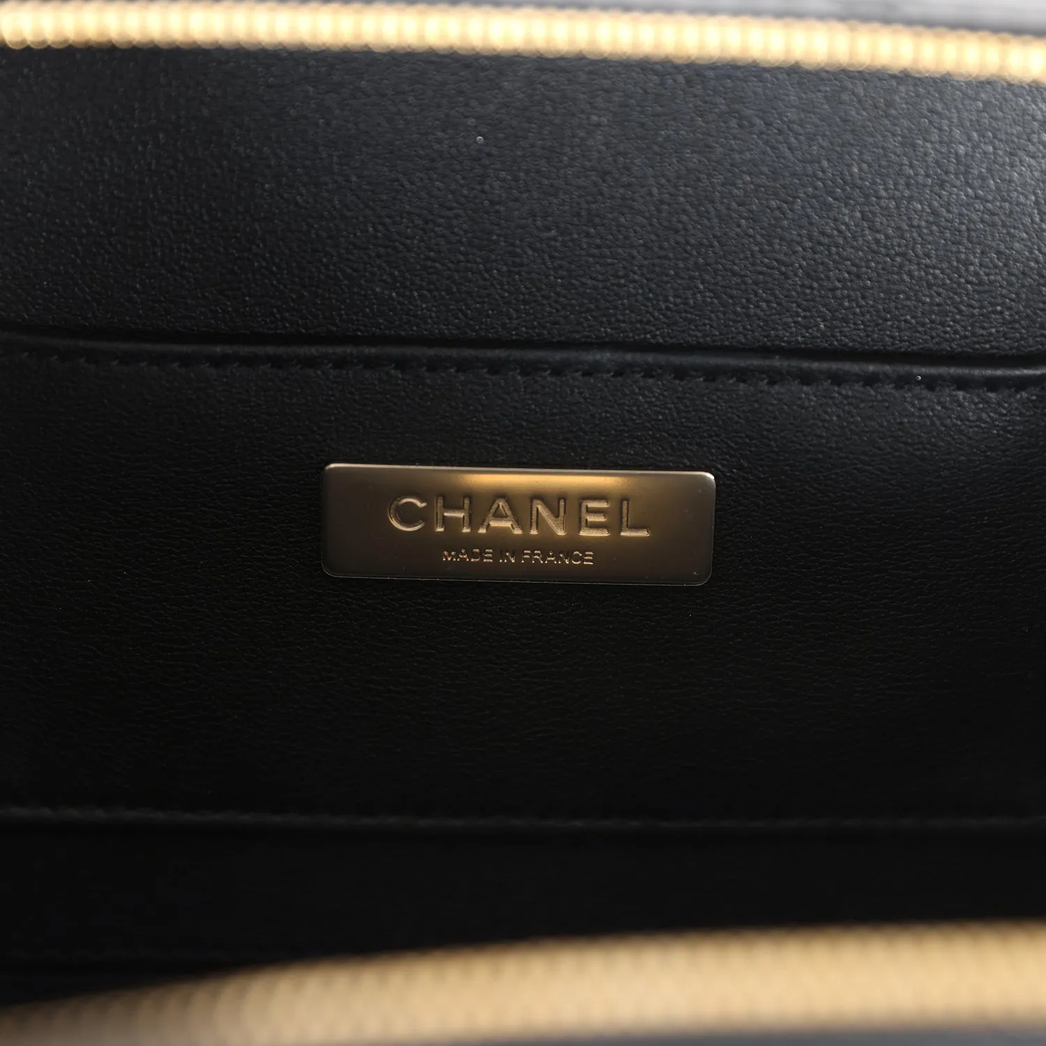 Chanel Limited Edition Camera Bag Black Lambskin Light Gold Hardware