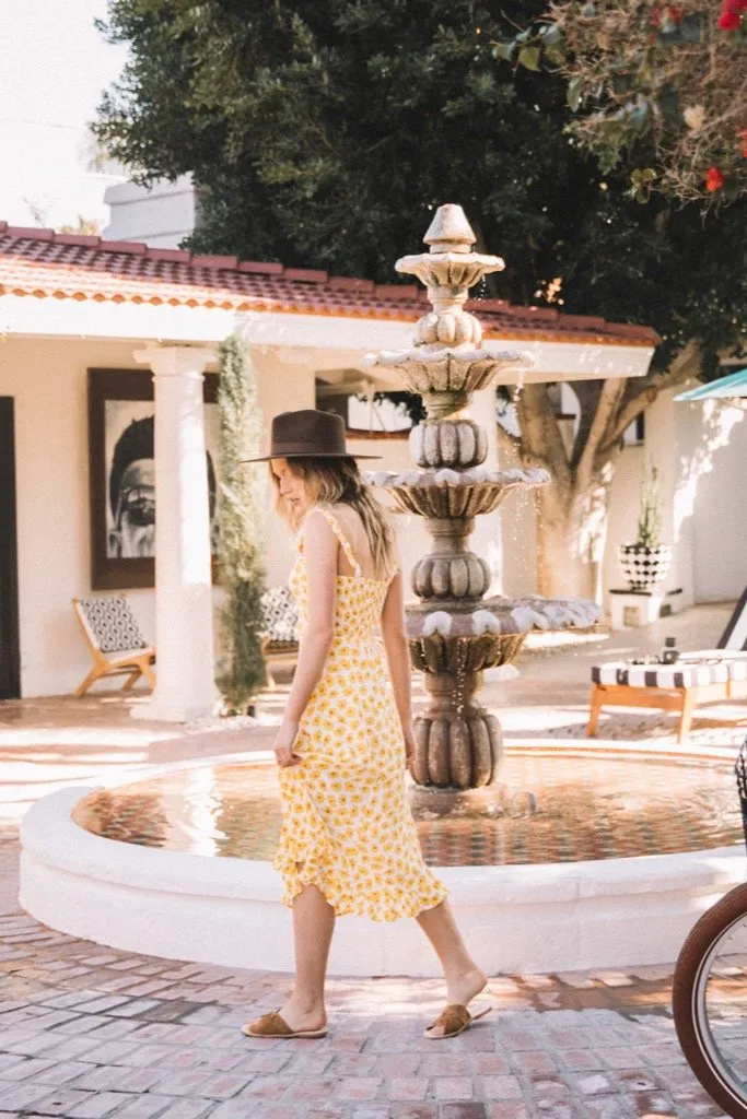 Constance Floral Noemie Midi Dress