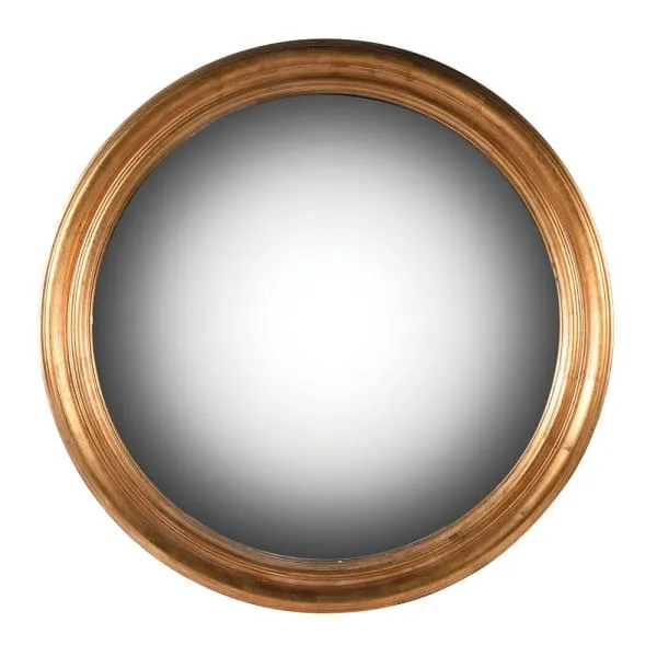 Convex Mirror Gold 80 cm