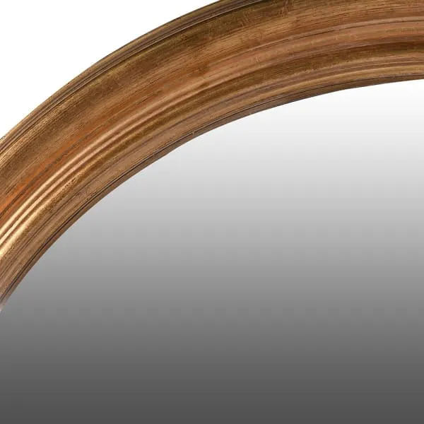 Convex Mirror Gold 80 cm