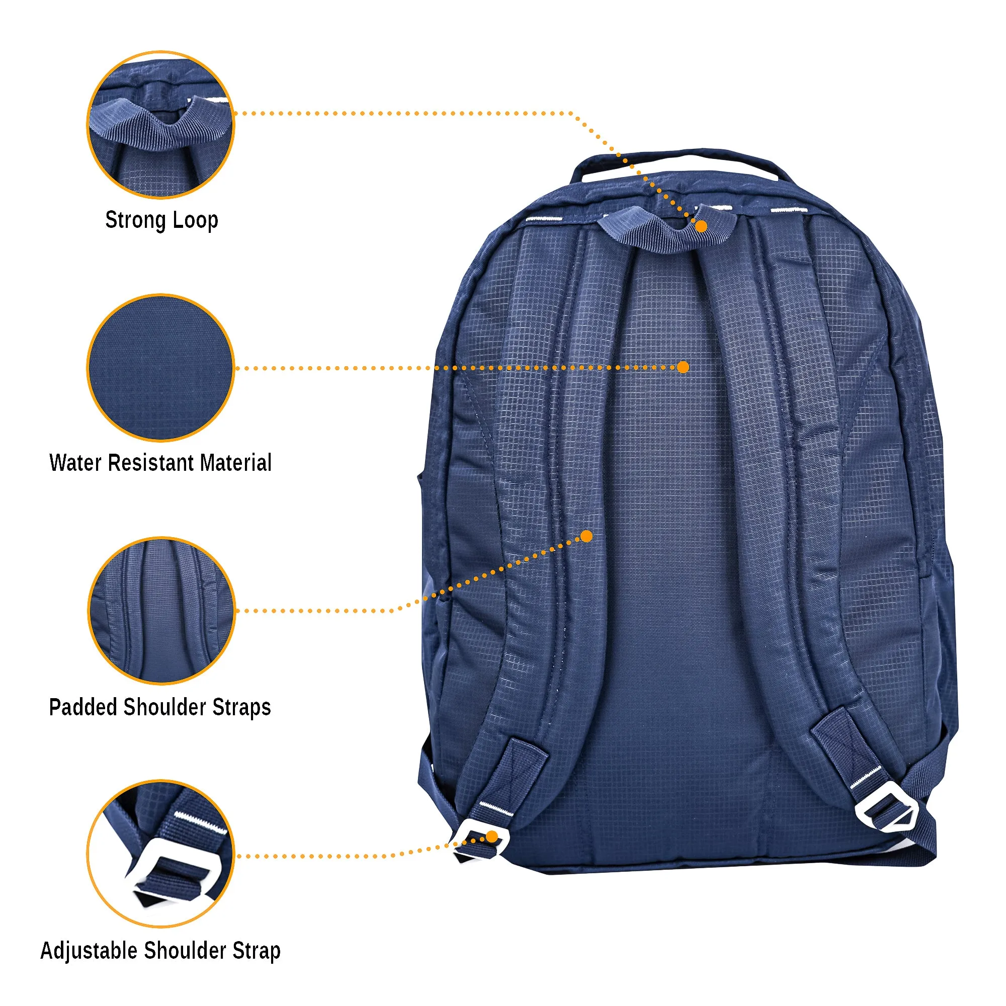 Dhariwal 39L Water Resistant Dual Compartment Backpack BP-209