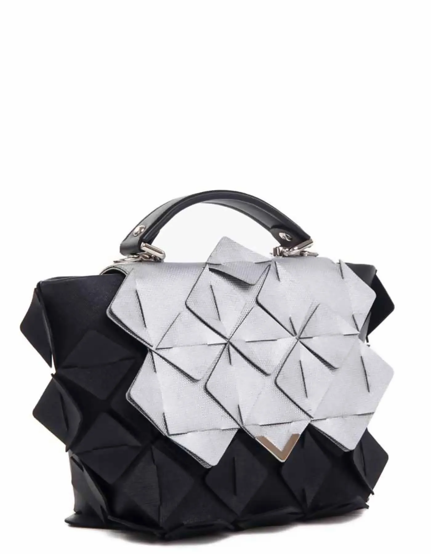 Diamond Bag Crystal Black & Silver