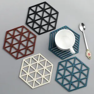Dining Table Mat Teacup  High Temperature Resistance Silicone Thermal Insulation Pad Mats