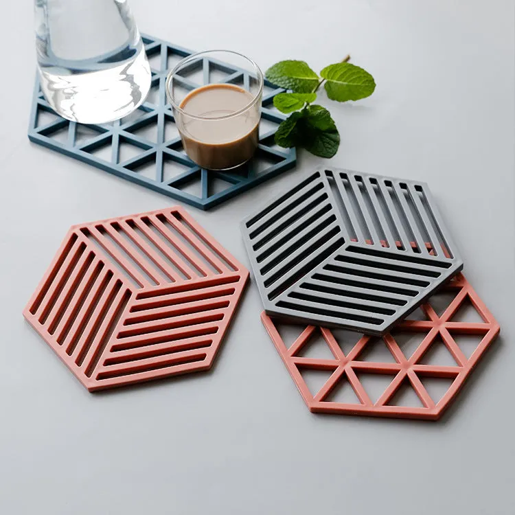 Dining Table Mat Teacup  High Temperature Resistance Silicone Thermal Insulation Pad Mats