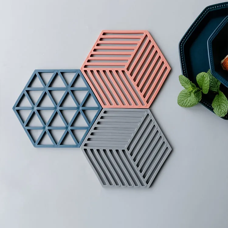 Dining Table Mat Teacup  High Temperature Resistance Silicone Thermal Insulation Pad Mats