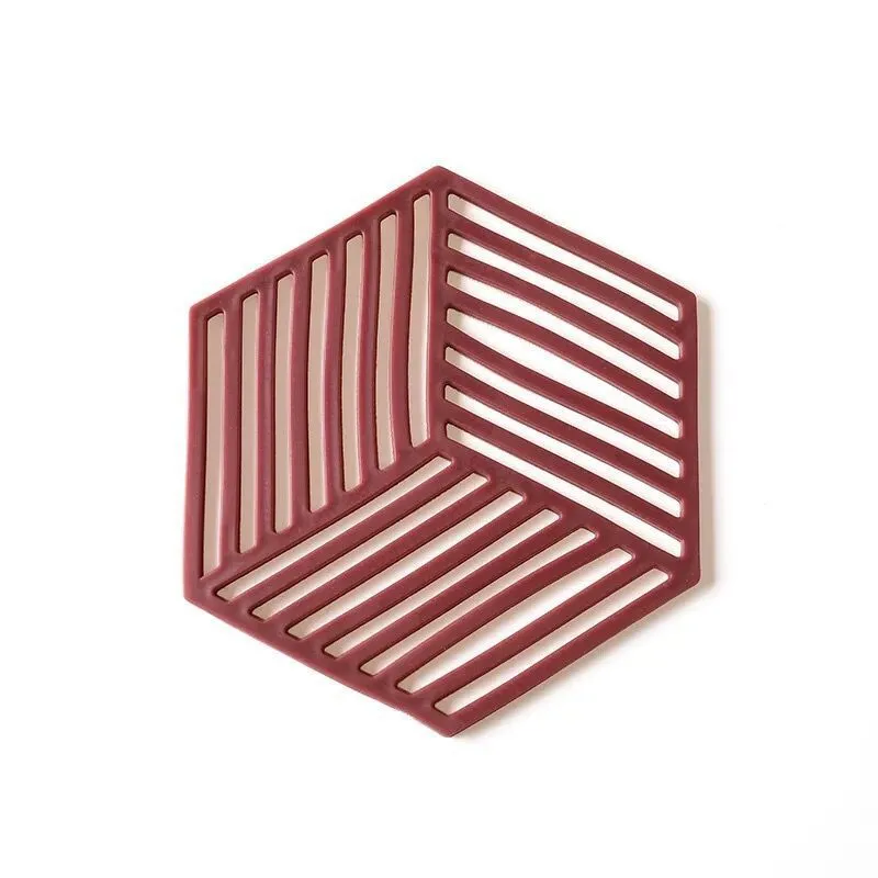 Dining Table Mat Teacup  High Temperature Resistance Silicone Thermal Insulation Pad Mats