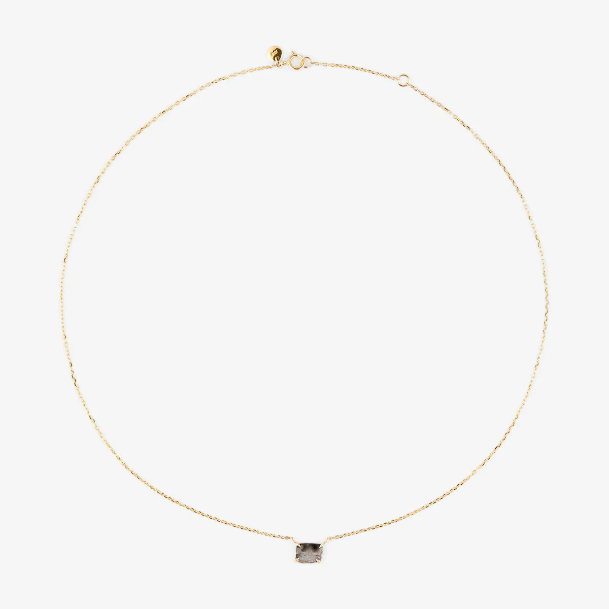 DN1-OOAK | 0.55 Carat One-of-a-Kind Diamond Slice Necklace