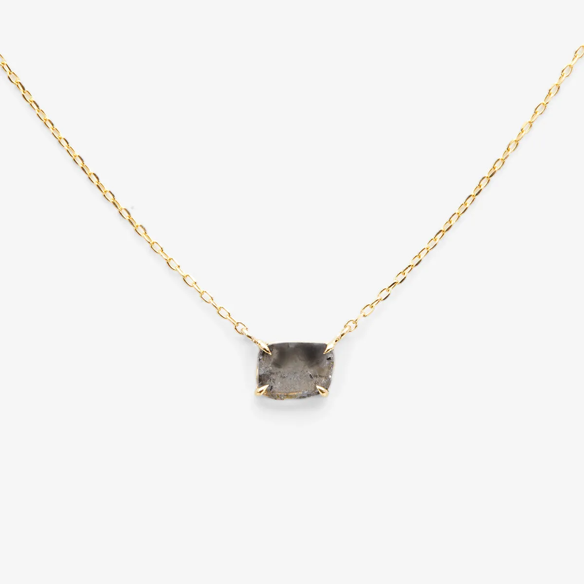 DN1-OOAK | 0.55 Carat One-of-a-Kind Diamond Slice Necklace